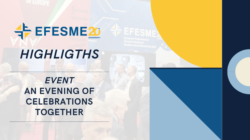 EFESME 20th Anniversary ∼ An evening together at Interlift